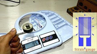 Whats inside Digital Weighing scale  load cell  Strain gauge [upl. by Ailehc331]