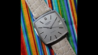 c1970 Universal Geneve Micro Rotor Automatic mens vintage watch  an alternative to the Polerouter [upl. by Lekcar]