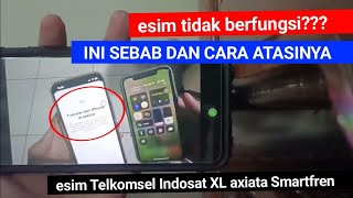 cara atasi esim yang tidak berfungsi tidak ada layanan pada iphone terbaru mei 2023  GadgetIn [upl. by Ahcrop]