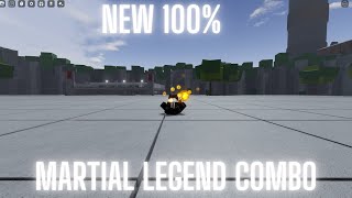 NEW 100 Martial Legend Combo  Legend Battlegrounds [upl. by Drallim]