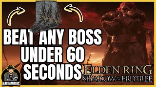 This Beats DLC Final Boss in 38 seconds Elden Ring Shadow of the Erdtree Best How to Break the game [upl. by Annaoj757]