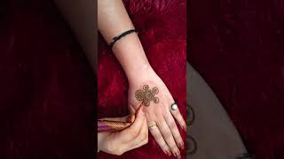 Easy mandala mehndi design ytshots easymehndidesign mandalamehendi hennaeducation [upl. by Zoara]