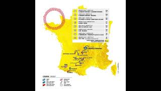 Tour de France Féminin 2023 Le Parcours Présentation [upl. by Anitaf]