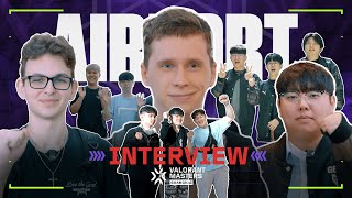 PRXGENT1 Airport Interview  VALORANT Masters Shanghai [upl. by Elvis12]