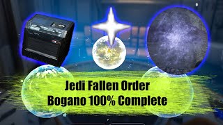 Star Wars Jedi Fallen Order Bogano All Chest Secrets Echoes and Databank Entries [upl. by Hildy236]