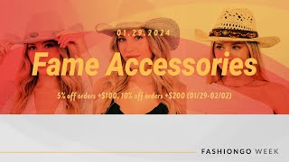 Fame Accessories  FG Week SpringSummer 2024 [upl. by Northway]