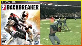 Backbreaker Demo PS3 Gameplay No Commentary [upl. by Nospmas]