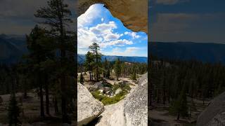 View From Indian Rock Yosemite National Park 🏔️🇺🇸yosemite hiking [upl. by Yerrot423]