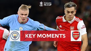 Manchester City v Arsenal  Key Moments  Fourth Round  Emirates FA Cup 202223 [upl. by Mariano]