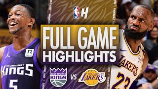 Sacramento Kings vs Los Angeles Lakers  Full Game Highlights  October 26 202425 NBA Season [upl. by Latimore]