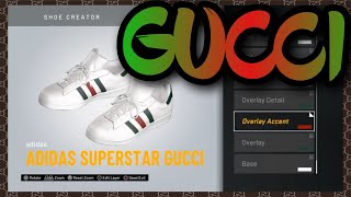 NBA 2K20 Shoe Creator  Adidas Superstar Custom “Gucci” [upl. by Anafetse]