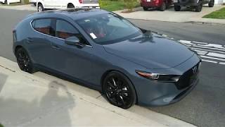 2019 Mazda3 Manual Polymetal Grey Red Interior Owners Review [upl. by Eevets]