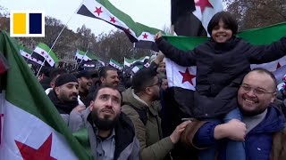 Syrians across the world react to Assad’s ouster [upl. by Jeffers200]