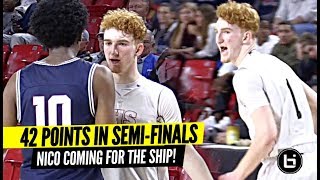 Nico Mannion Is UNREAL 42 POINTS In SEMIFINALS at The ENEMY TERRITORY [upl. by Valry634]