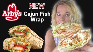 Arby’s NEW Cajun Fish Wrap Review [upl. by Zoarah]