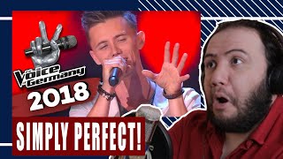 PERFECT Bon Jovi  Bed Of Roses Matthias Nebel The Voice of Germany 2018 TEACHER PAUL REACTS [upl. by Garey]