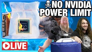 Live KINGPIN 2080 Ti Overclocking No Power Limit Ft Bearded HW [upl. by Ermentrude]