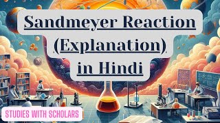 Sandmeyer Reaction  Explanation in Hindi Easily  Studies With Scholars [upl. by Euqinorev]