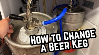 How to Change a Beer Keg  How to Change a Keg  How to Replace Keg [upl. by Gianni]