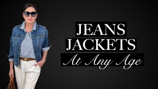 Jeans Jackets but CHIC  Fashion Over 50 [upl. by Melac]