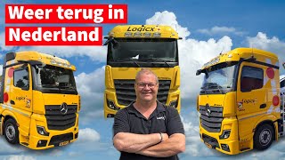 1e rit in MIJN NIEUWE vrachtwagen deel 2 2  Vlog 55 [upl. by Elyk689]