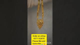 One gram gold rannihaarll jewellery setll jewellery shorts ytshorts [upl. by Jared131]