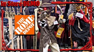 Home Depot 2024 Soul Slasher Animatronic In Store Demo [upl. by Herra568]