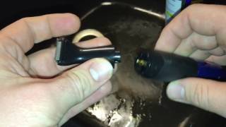 How to clean and sharpen a Philips NT9130 NoseTrimmer DIY [upl. by Quackenbush]