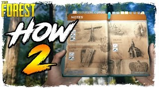 The Forest  HOW TO FIND ALL BLUEPRINTS  New Update Structures [upl. by Cousins]