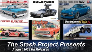 The Stash Project  August 2024 Model Kit Releases [upl. by Nauqram]