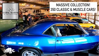 MASSIVE Classic Car Collection  Atomic Motors 350 Muscle Cars And Classics [upl. by Ximena]