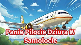 Panie Pilocie Dziura w Samolocie ✈️🎶 Wesoła Piosenka dla Dzieci  BajkoStacja [upl. by Teriann545]