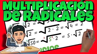 ❌ MULTIPLICACIÓN de RADICALES con el MISMO ÍNDICE │ Explicación ejemplos y ejercicios [upl. by Suryt884]