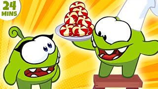 Om Nom Stories  COOKING TIME  Funny Cartoons For Kids By HooplaKidz TV [upl. by Notned]