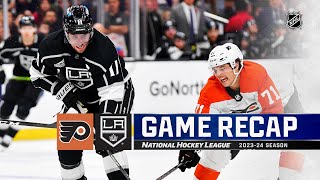 Flyers  Kings 1111  NHL Highlights 2023 [upl. by Htedirem]