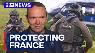 Exclusive look inside Frances antiterrorism training base  9 News Australia [upl. by Arsi]