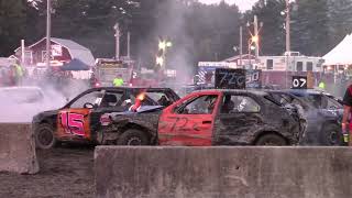 Compact Feature  Caledonia County Fair Demolition Derby 8272023 Show 2 [upl. by Yedsnil]