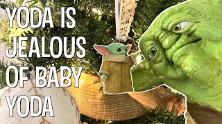 YODA IS JEALOUS OF BABY YODA  The Puppet Yoda Show [upl. by Oleta]