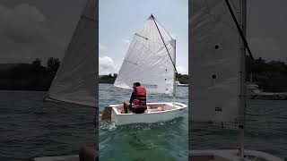 OPTIMIST SAIL BOAT ⛵  ANDAMAN amp NICOBAR shorts sailing rohitmakwana [upl. by Hsekar]