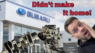 RIPPED OFF Subaru engine lasts 5 minutes before BLOWING UP seller Disappears [upl. by Ahsam]