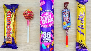 Sweet Sensations ASMR Candy Unboxing and Tasting 🌈 Lollipop Candy ASMR🍬 [upl. by Levy]