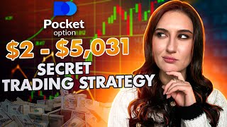 POCKET OPTION LIVE TRADING  POCKET OPTION TRADING  5031 IN 10 MIN100 INSIDER TRADING STRATEGY [upl. by Yanffit392]