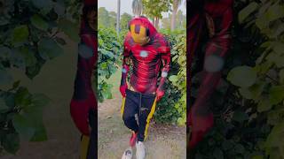 Iron man dressing ma back flip karta howa 100 viral video 🔥 United States youtubeshorts 😱😎👍￼￼ [upl. by Ynohtnacram]