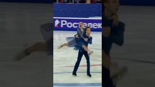 Arina Goshenina amp Ilya Makarov  Russia figure skating ice dancing pair skating [upl. by Enorej]