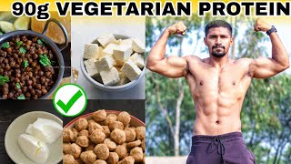 5 Vegetarian Protein Foods for Muscle Building 🔥 [upl. by Saduj]