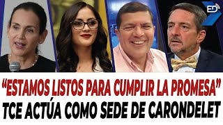 🔴 EN VIVO 🔴 quotEstamos listos para cumplir la promesaquot  TCE actúa como sede de Carondelet [upl. by Norby918]