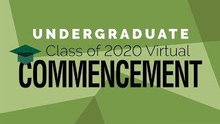 Undergraduate Virtual Commencement  SUNY Brockport [upl. by Ruthy525]