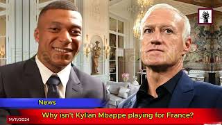 Why isnt Kylian Mbappe playing for France [upl. by Duke210]