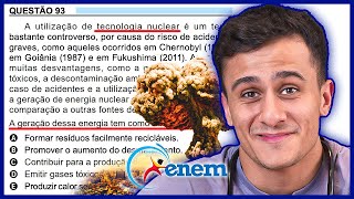 ENEM 2023  A utilização de tecnologia nuclear é um tema bastante controverso por causa do risco [upl. by Lourdes163]