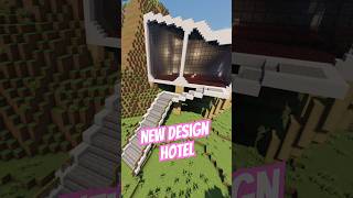 😍✨Build Luxurious Hotel in Minecraft minecraft minecraftbuilding minecraftbuilds shorts [upl. by Notnarb669]